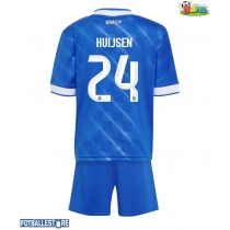 Real Madrid Dean Huijsen #24 Tredjedraktsett Barn 2025-26 Kortermet (+ Korte bukser)
